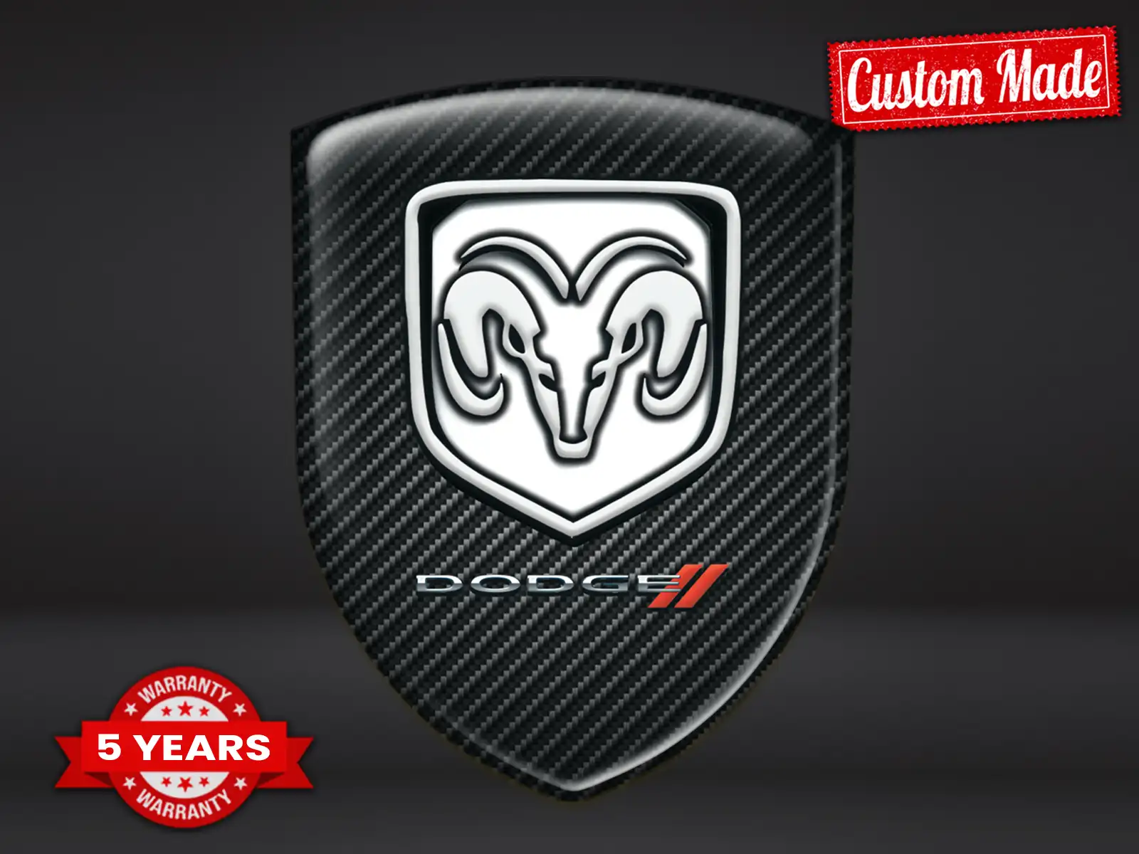 Dodge Stickers Pare-Brise Auto Max Robuste Look Pro